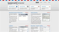 Desktop Screenshot of bestemailextractors.com