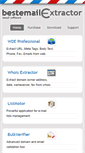 Mobile Screenshot of bestemailextractors.com